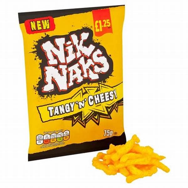 Nik Naks Tangy N Cheesy Crisps PM 1.35 75g