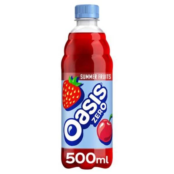 Oasis Summer Fruits Zero 500ml