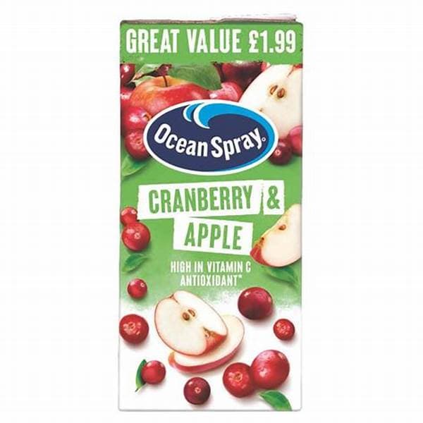 Ocean Spray Cranberry Apple PM 1.99 1ltr