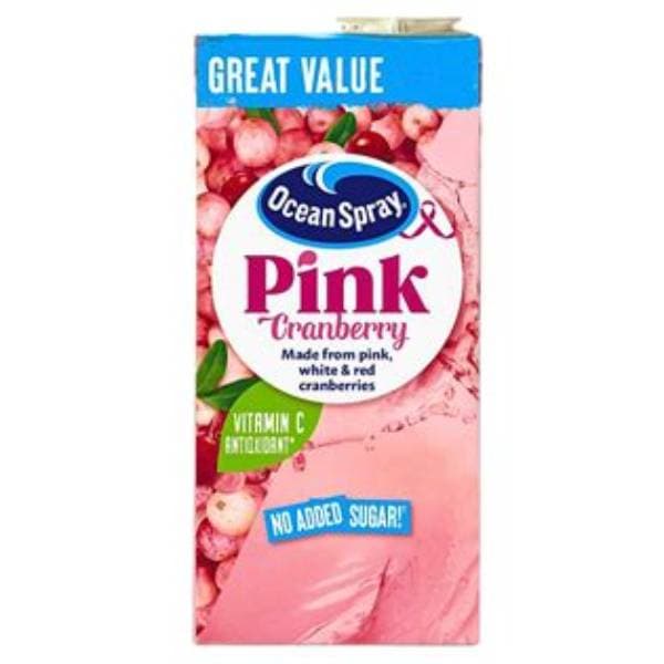 Ocean Spray Cranberry Pink PM 1.99 1ltr