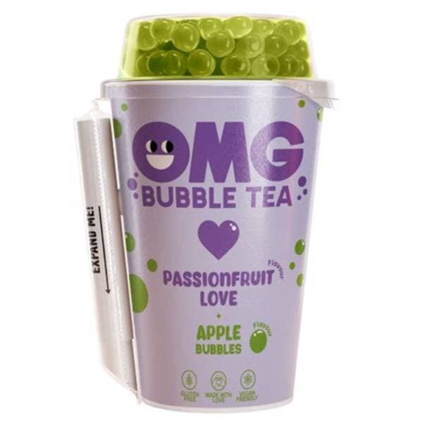 Omg Bubble Passionfruit Green Tea With Apple Flavo 270Ml