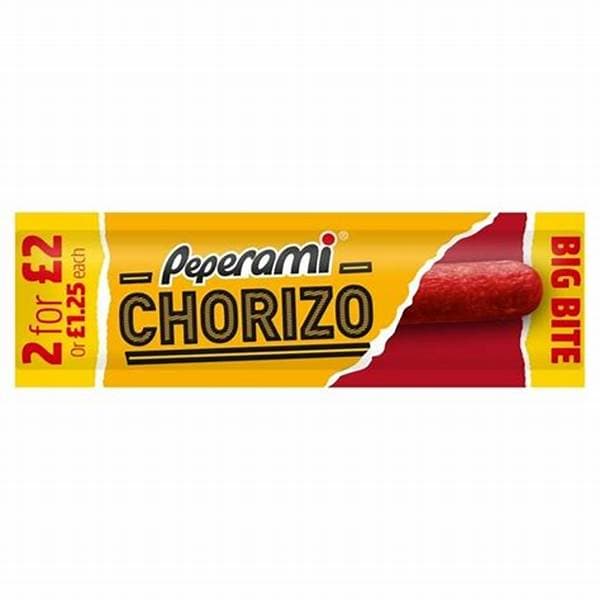 Peperami Chorizo PM 1.25 or 2 for 2.00 26g