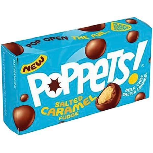 Poppets Salted Caramel Fudge Carton 40g