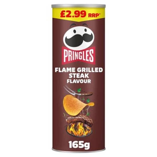 Pringles Flame Grilled Steak PM 2.99 165g