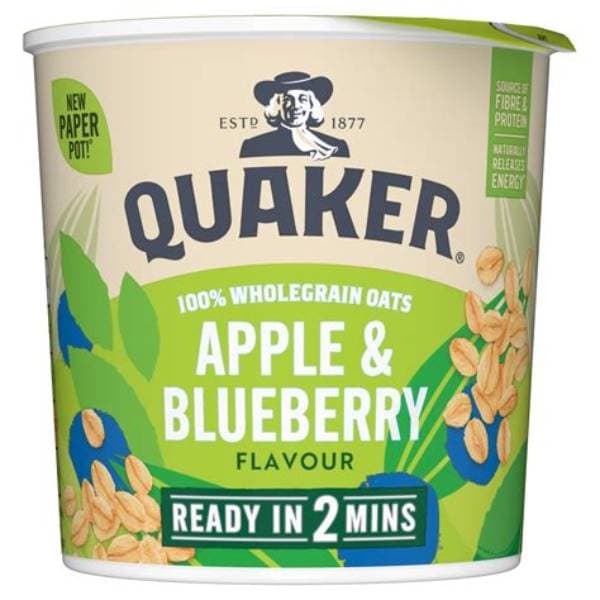 Quaker Oss Pot Apple & Blueberry 57G
