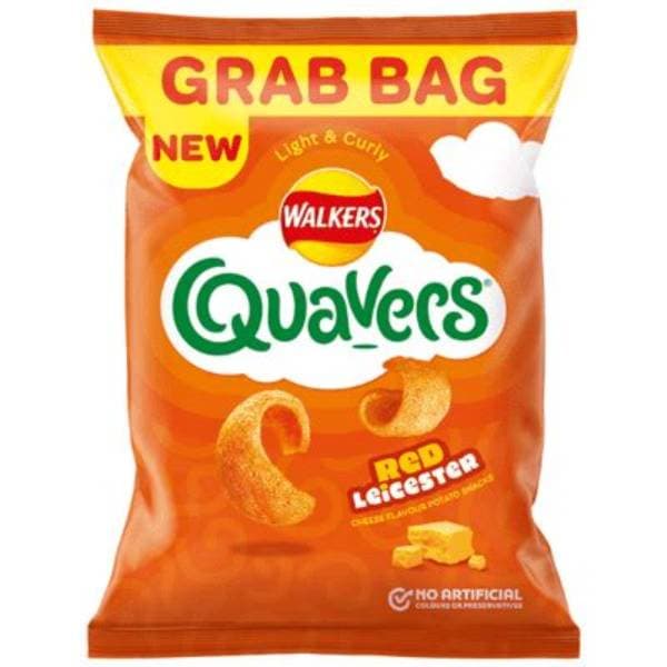 Quavers Red Leicester Grab Bag 34g