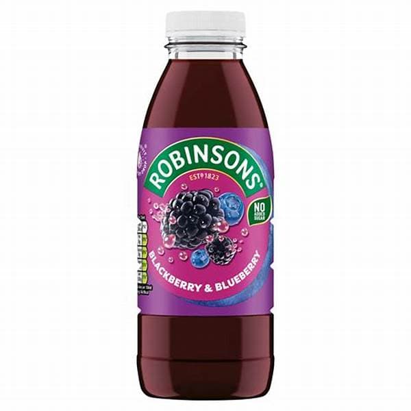 Robinsons Blackberry & Blueberry Pet 1.19 500Ml