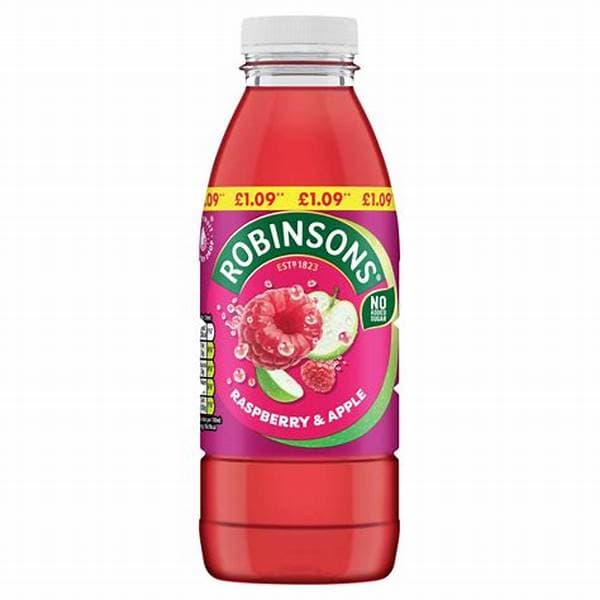 Robinsons Rtd Raspbery & Apple 500Ml