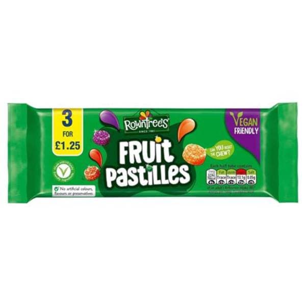 Rowntree Fruit Pastilles 3pk PM 1.25 3x42.8g