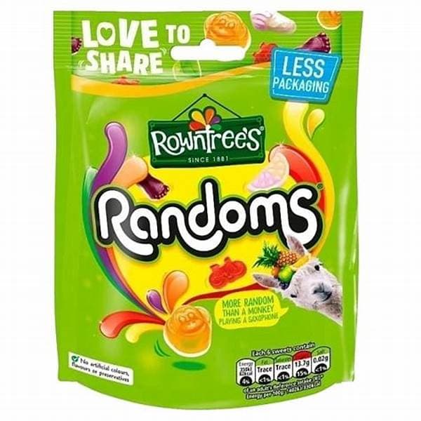 Rowntrees Randoms Pouch PM 1.25 120g