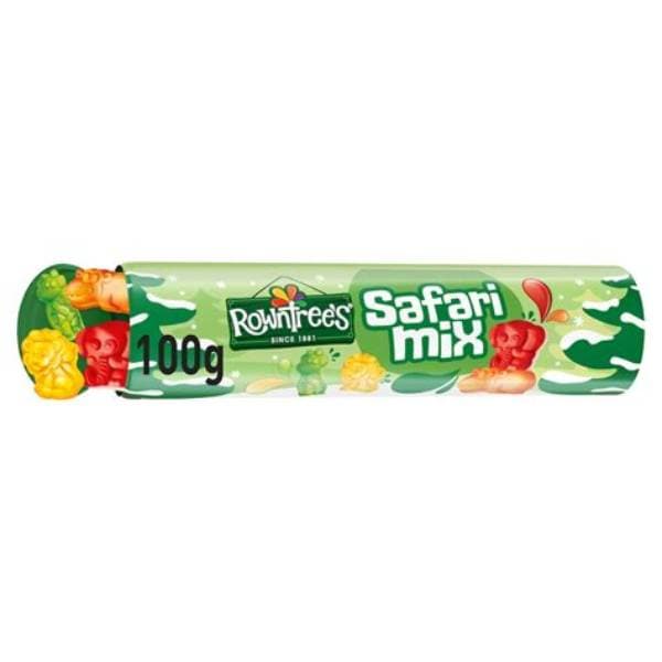 Rowntrees Safari Mix Giant Tube 100G