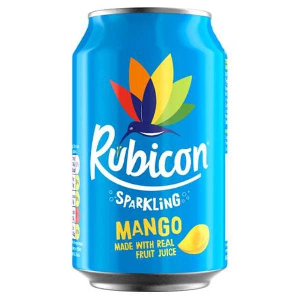 Rubicon Sparkling Mango PM 85P 330Ml