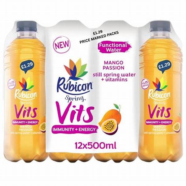 Rubicon Spring Still Vits Mango Passion 500Ml