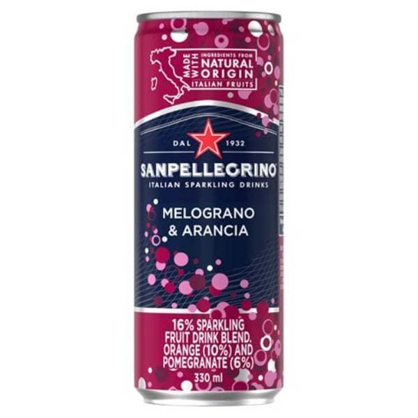 San Pellegrino Pomegranate & Orange 330ml