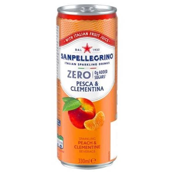 San Pellegrino Zero Pesca & Clementina 330Ml