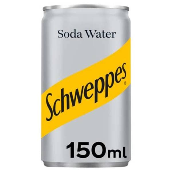 Schweppes Can Soda Water 150Ml