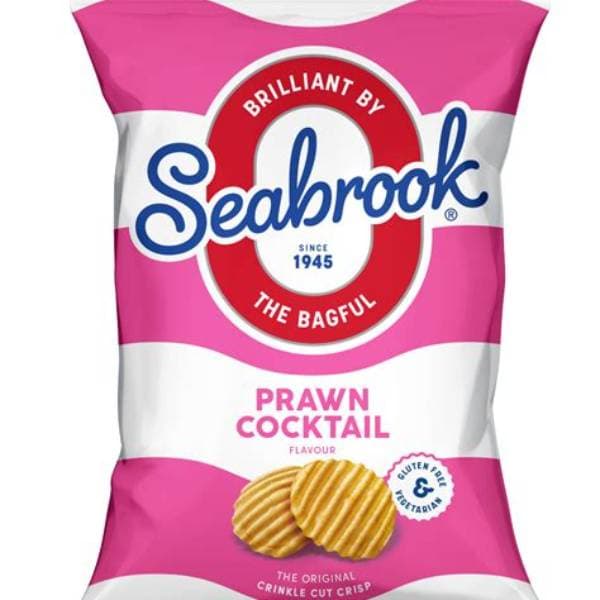 Seabrook Prawn Cocktail Flavour Crisps PM 1.25 84G