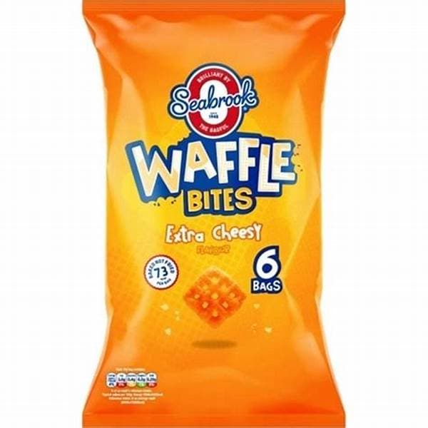 Seabrook Waffle Bites Cheesy 6Pk 16G