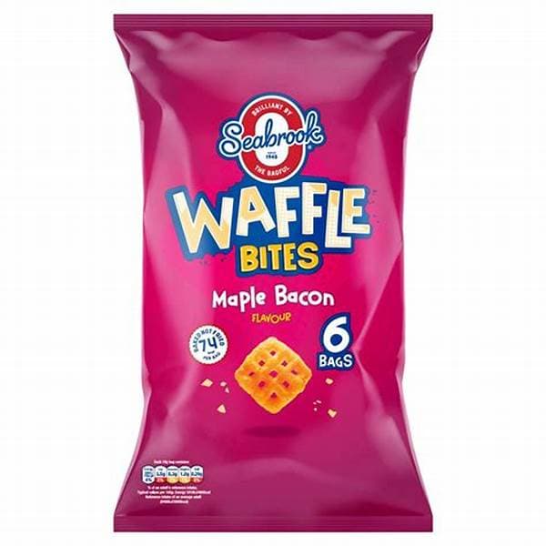 Seabrook Waffle Bites Maple Syrup N Bacon 6pk 16G