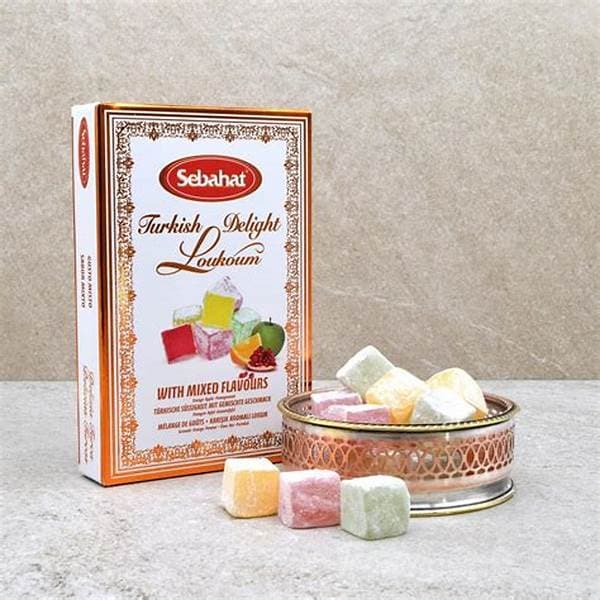 Sebahat Mixed Flavoured Turkish Delight Gift Box 200g
