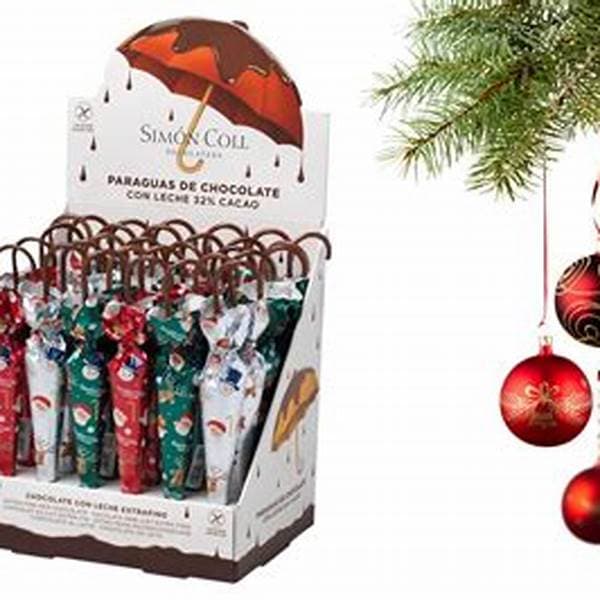 Simon Coll Milk Chocolate Christmas Umbrella 35G