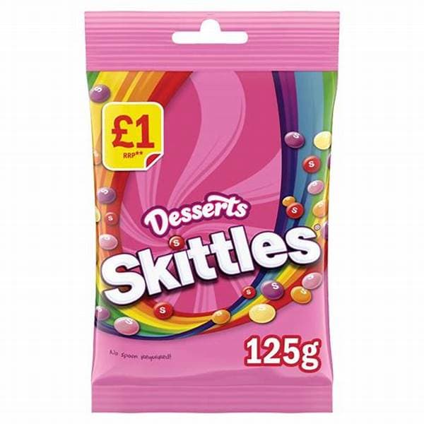 Skittles Desserts Treat Bag PM 1.00 125g