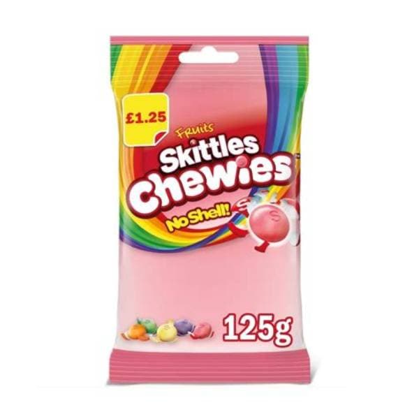 Skittles Treat Bag Chewies PM 1.00 125g