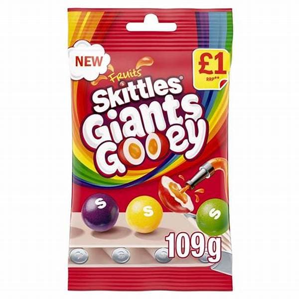 Skittles Treat Bag Giants Gooey PM 1.00 109g