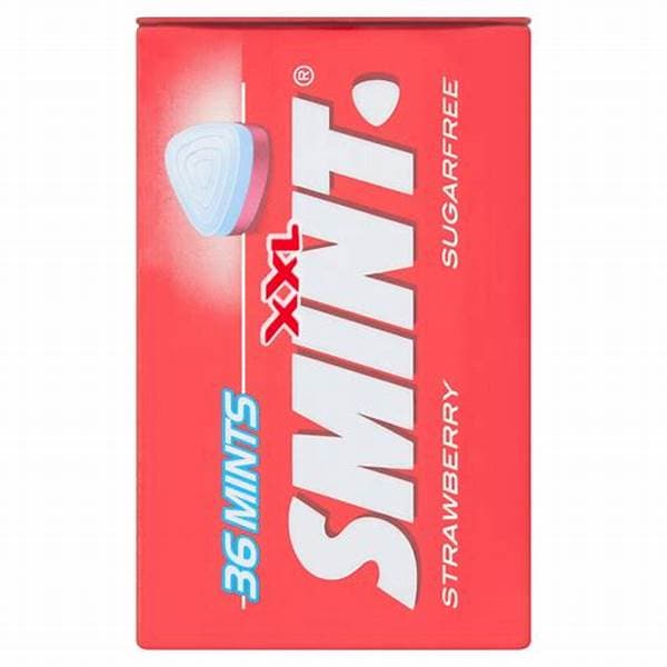 Smint Tin Xxl 36Pc Strawberry 25G 12pk