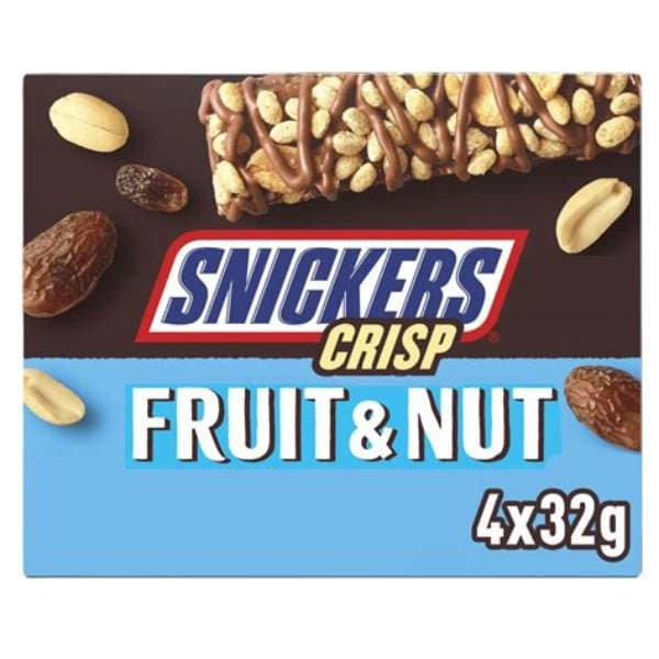 Snickers Fruit & Nut 4x32g 128g
