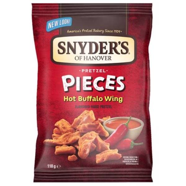Snyders Pretzel Pieces Hot Buffalo Wings 110G