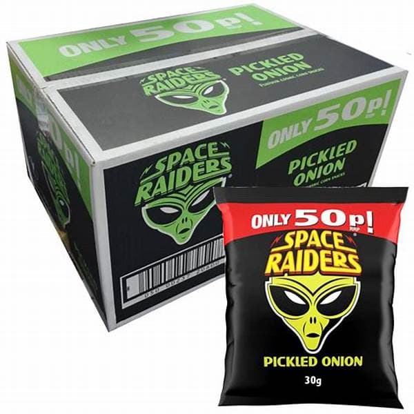 Space Raiders Pickled Onion Crisps PM 0.50 30g