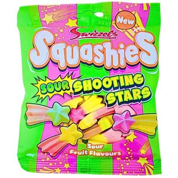 Squashies Sour Shooting Stars 100G