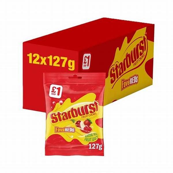 Starburst Fave Reds Treat Bag PM 1.00 127g