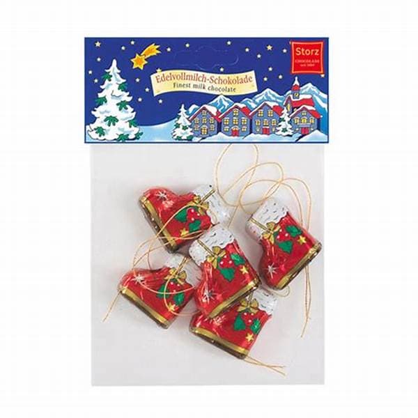 Storz Milk Chocolate Santa Stocking Tree Decoratio 12.5g