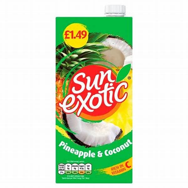 Sun Exotic Pineapple & Coconut Still PM 1.49 1Ltr