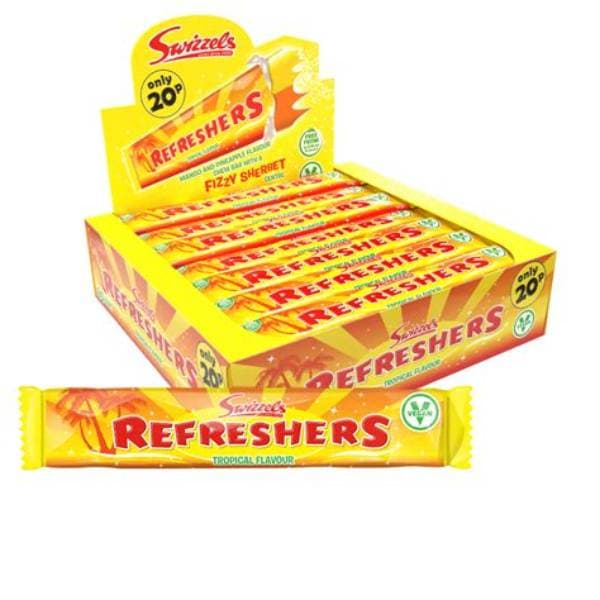 Swizzels Tropical Chew Bar 18G 60pk