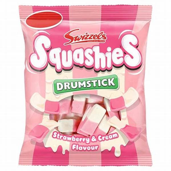 Swizzels Squashies Drumstick Strawberry & Cream PM 1.15 120G