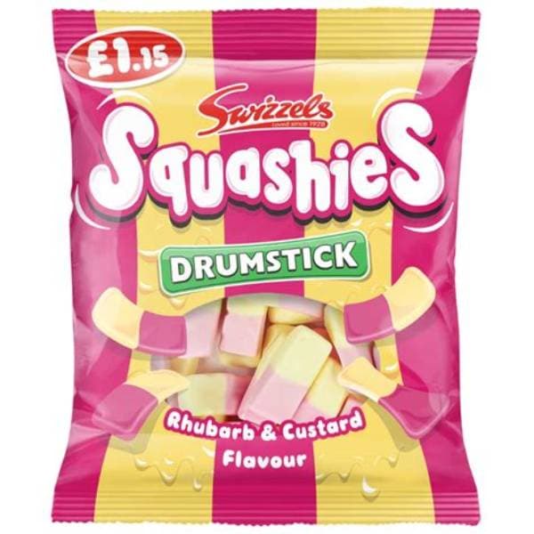 Swizzels Squashies Rhubarb & Custard PM 1.15 120G