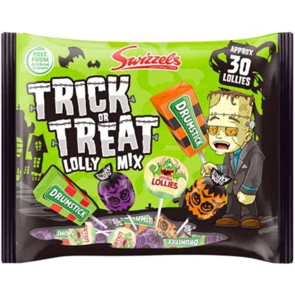 Swizzels Trick Or Treat Lolly Bag 330G