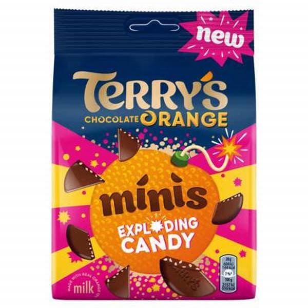 Terrys Chocolate Orange Minis Expolding Candy 105g