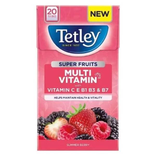 Tetley Super Fruit Multivitamin Super Berry 20S