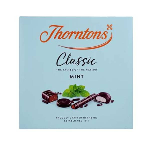 Thorntons Classic Assorted Mint Chocolate Box 233G