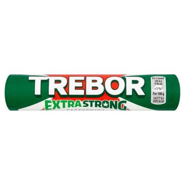 Trebor Extra Strong Mint Peppermint PM 0.69 41.3g