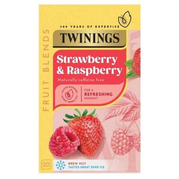 Twinings Strawberry & Raspberry Tea 20s