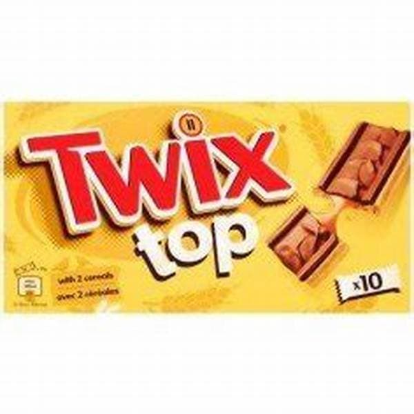Twix Top Chocolate Biscuit Bars 10pk 210g