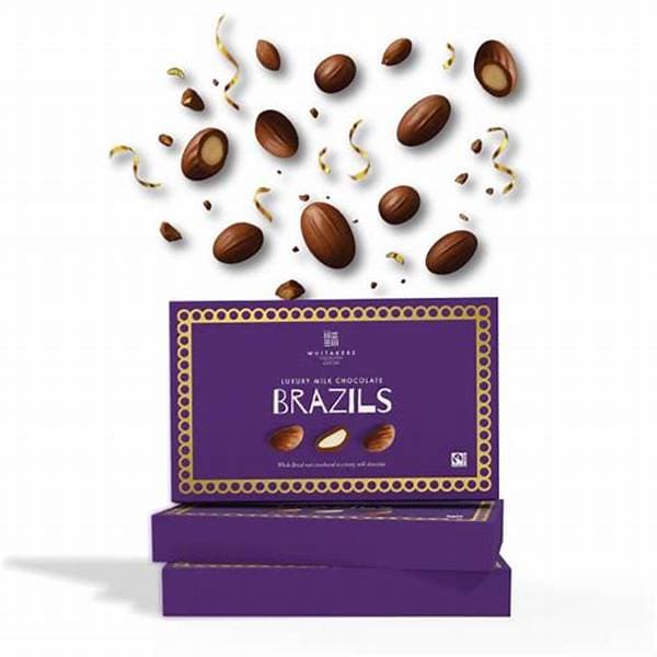 Whitakers Dark Chocolate Brazils 150G
