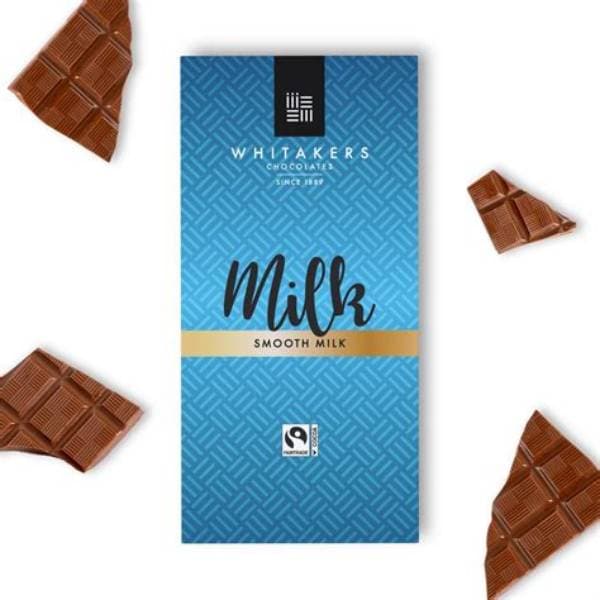 Whitakers Milk Chocolate Seasalt Thins 150G