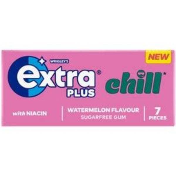 Wrigleys Extra Plus Chill Watermelon 7pcs 16pk