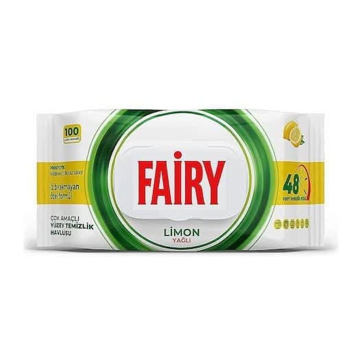 1,400 packs Fairy Multi Purpose Surface Cleaning Wet Wipes 100pcs (Lemon + Lavender)